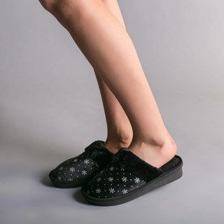 Women`s Day Sale - Εκπτώσεις Γυναικείες παντόφλες   Tamy μαύρα Προσφορά